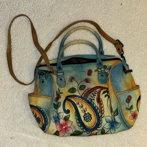Anuschka painted purse